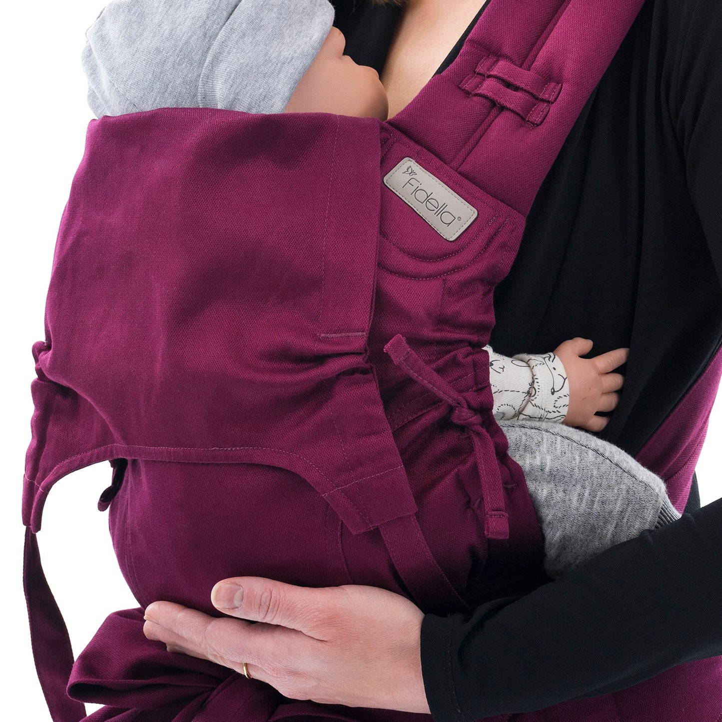 FlowClick - Half-Buckle Porte-bébé - Chevron - baie