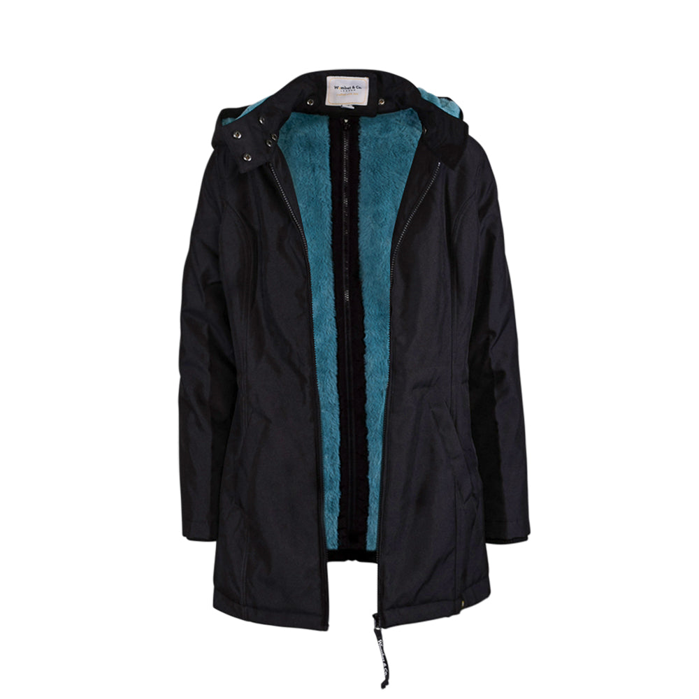WALLABY 2.0 - Schwangerschafts- und Babytrage-Jacke - schwarz-blau