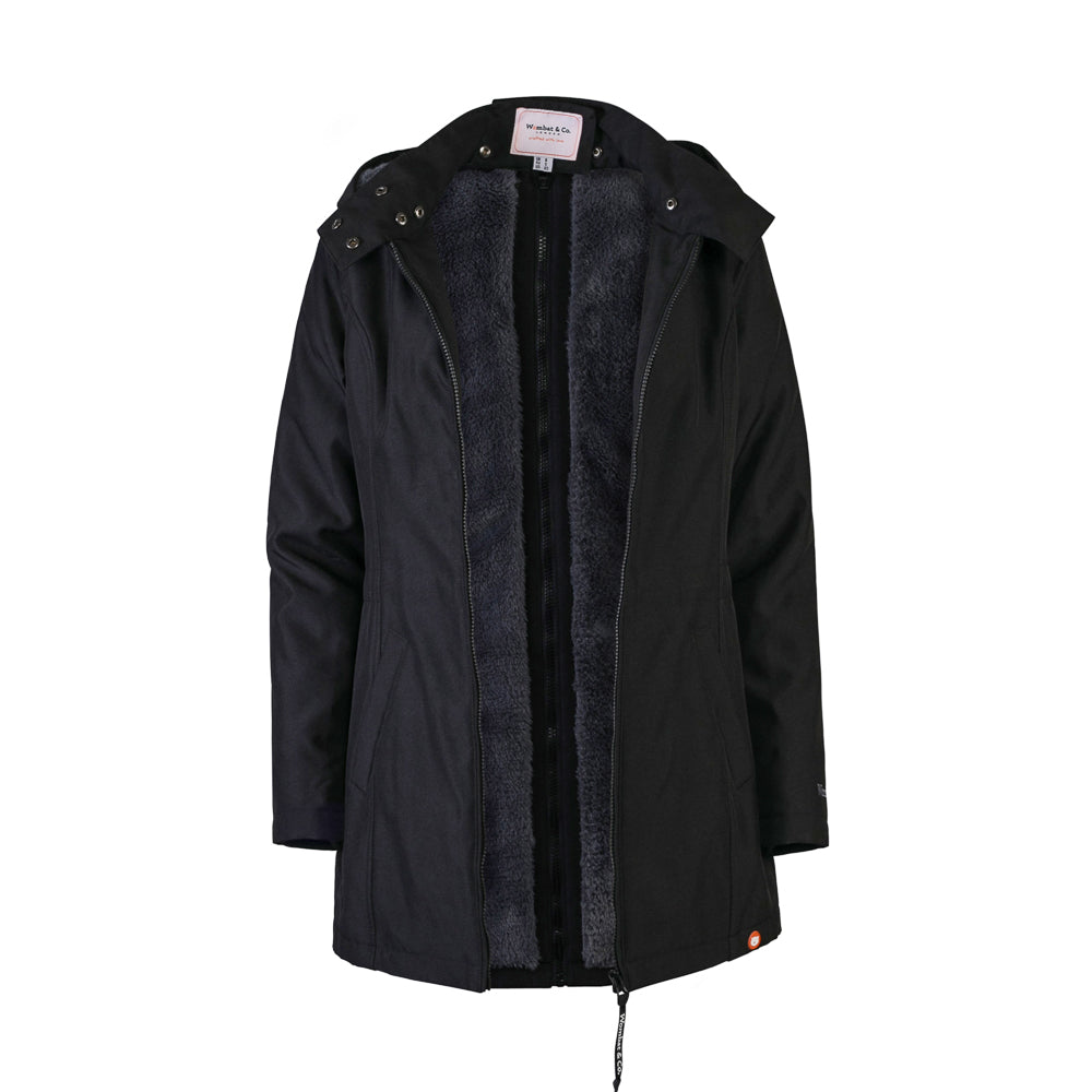 WALLABY 2.0 - chaqueta para porteo y embarazo - negro-gris