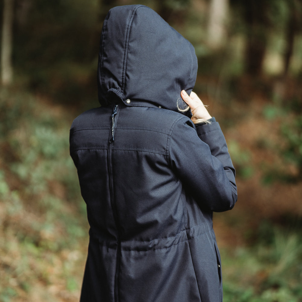 WALLABY 2.0 - Schwangerschafts- und Babytrage-Jacke Blau/Blau