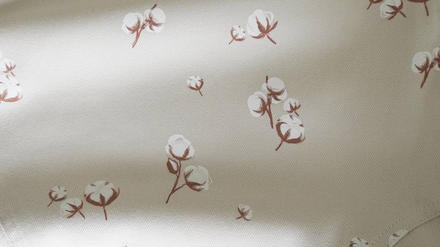 Detail: cotton flower