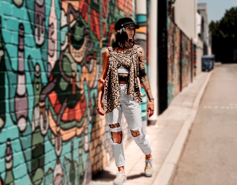 flyclick leopard gold