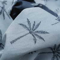 Palm Trees - dove blue