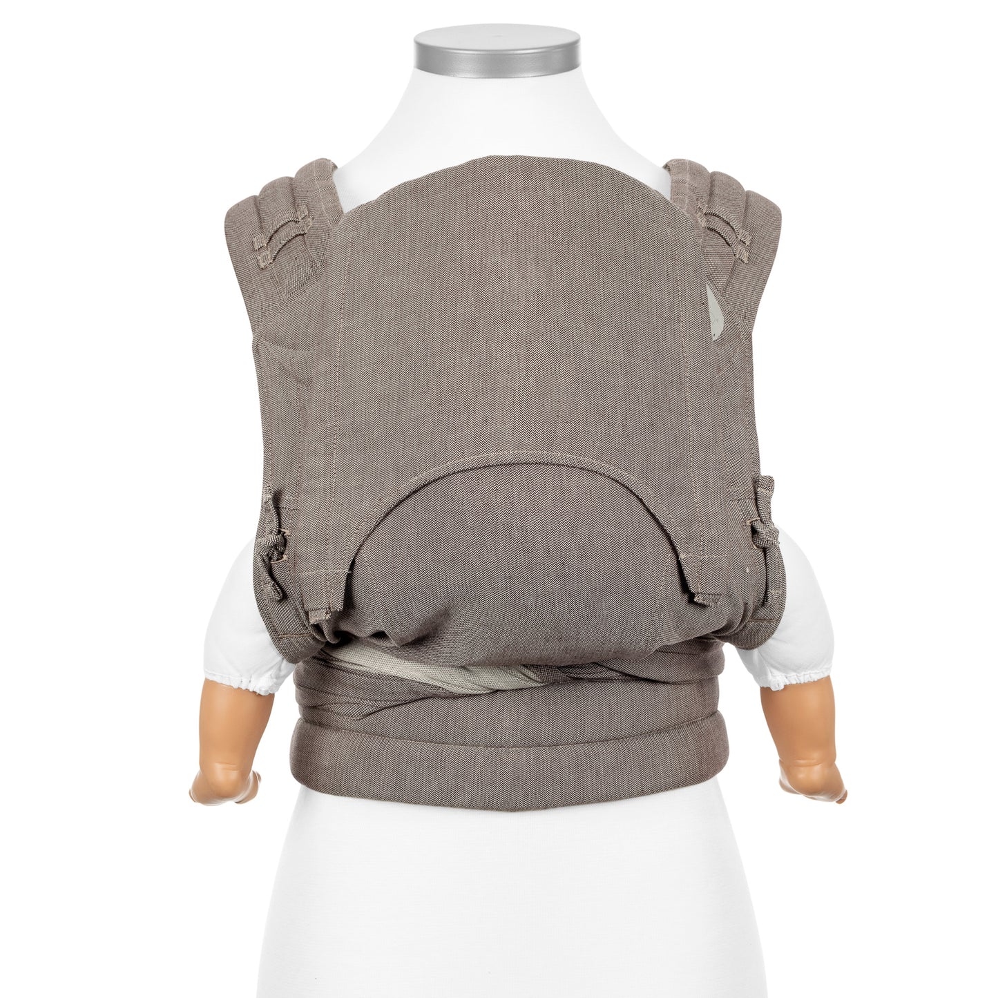 Fly Tai - Mei Tai Baby Carrier - Chevron - walnut