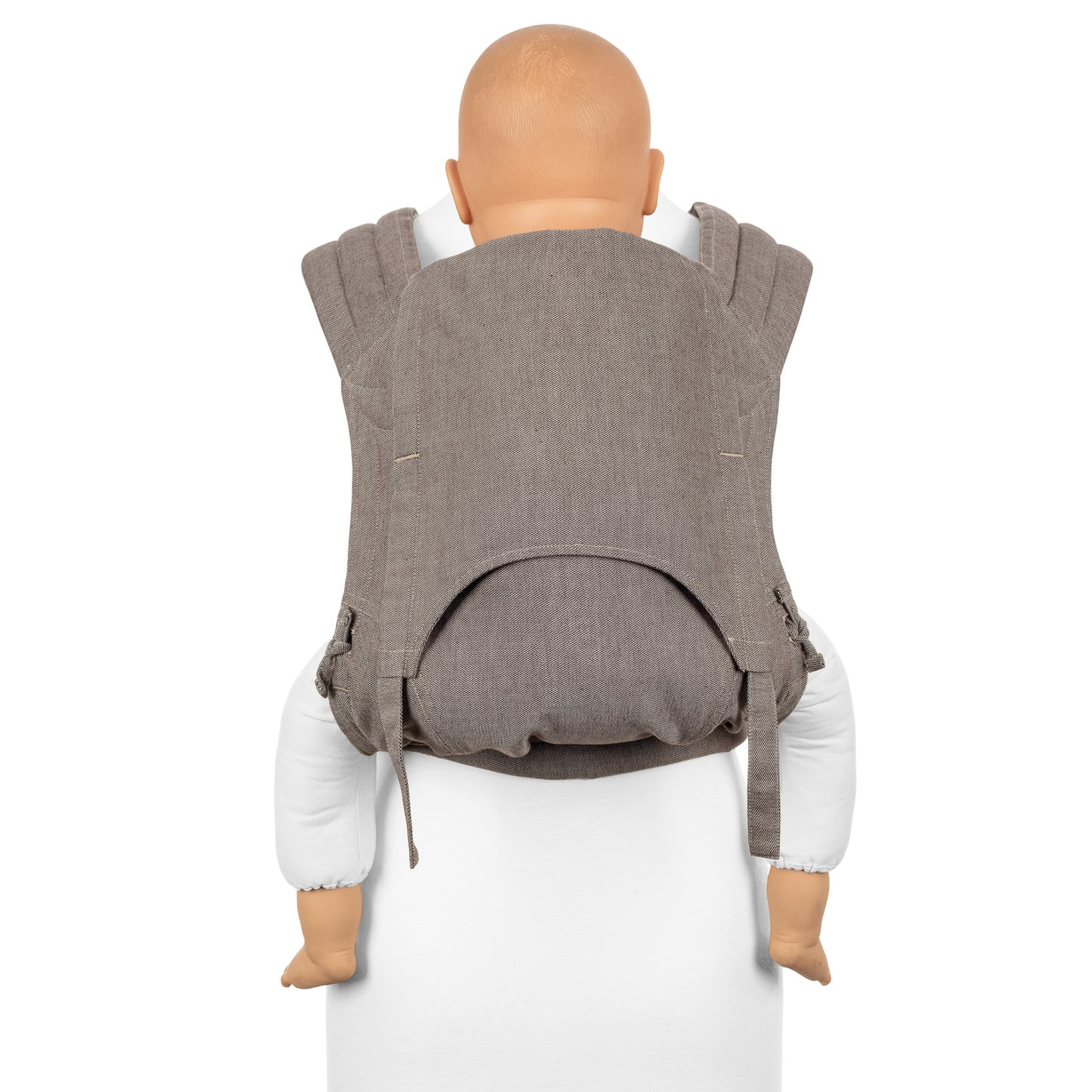 Fly Tai - Mei Tai Baby Carrier - Chevron - walnut