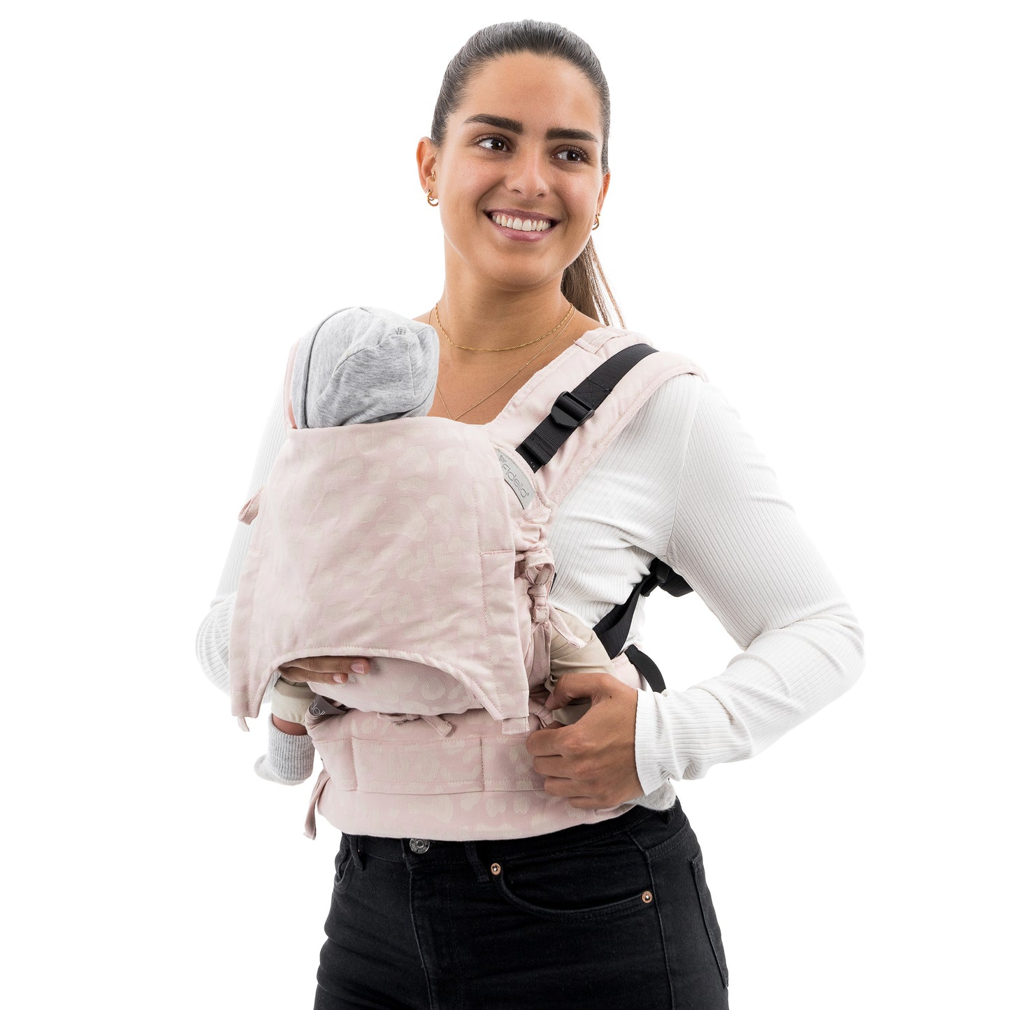 Fusion - Full-Buckle Porte-bébé - Leopard - rosé