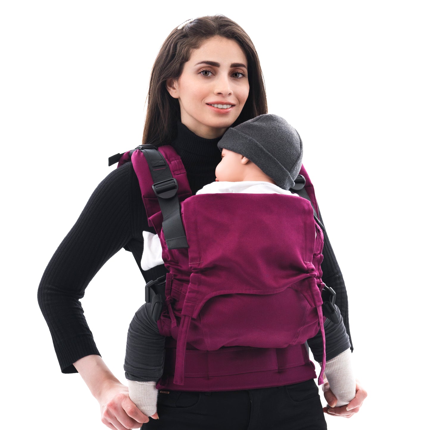 Fusion - Fullbuckle Baby Carrier - Chevron - berry