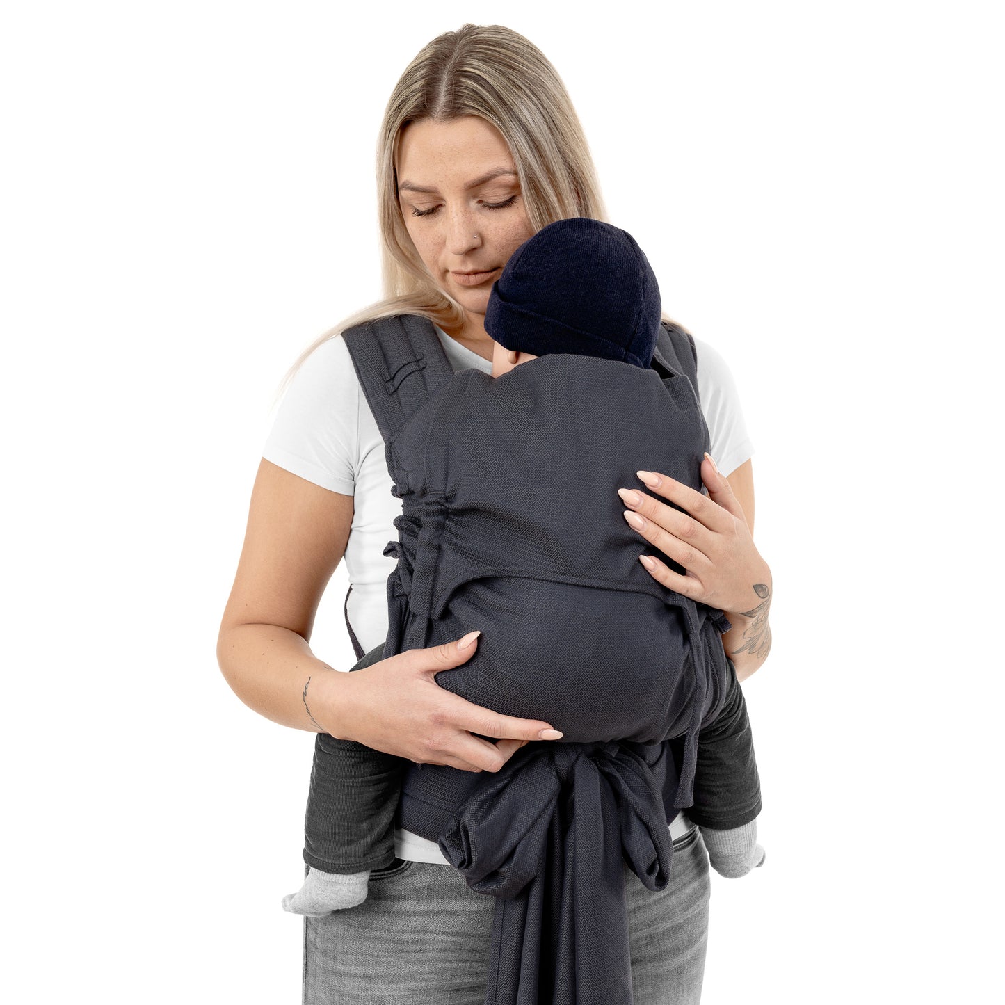 FlyClick - Half-Buckle Porte-bébé - Diamonds - anthracite