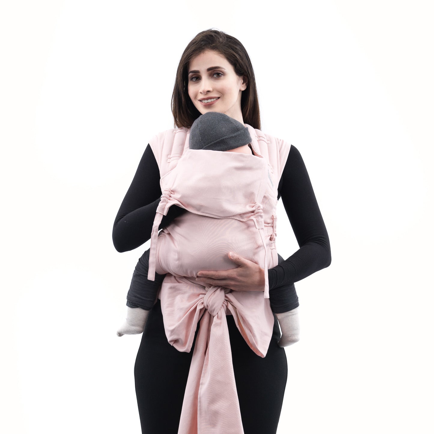 FlyClick - Halfbuckle Baby Carrier - Chevron - rosé