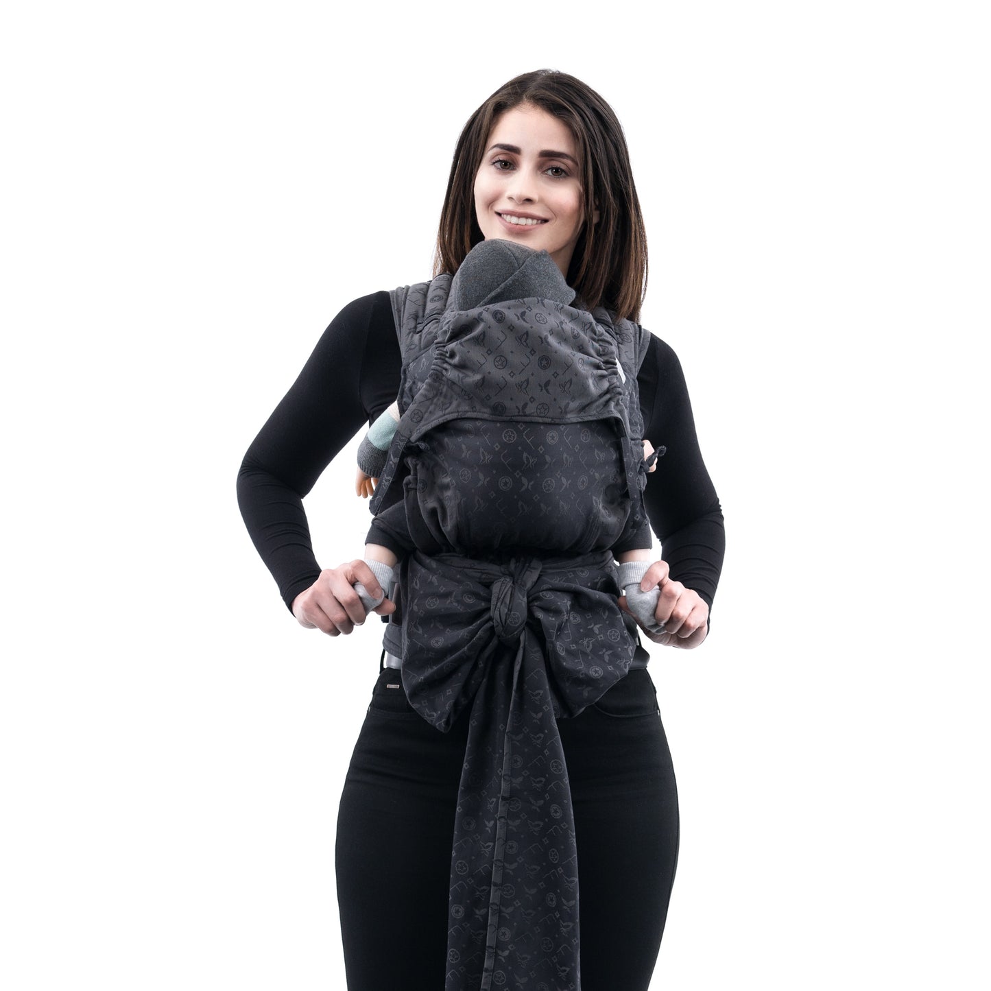 FlyClick - Halfbuckle Baby Carrier - Saint Tropez - charming black