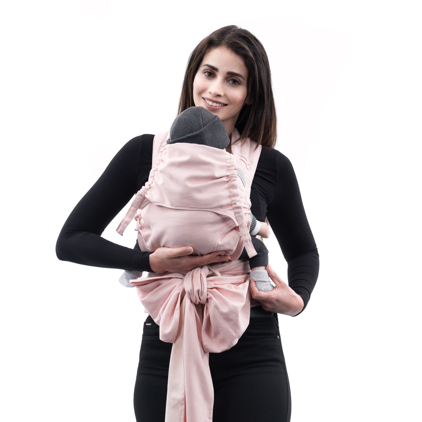 FlyClick - Halfbuckle Baby Carrier - Chevron - rosé