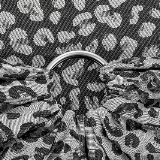 Fascia ad anelli - Leopard - argento
