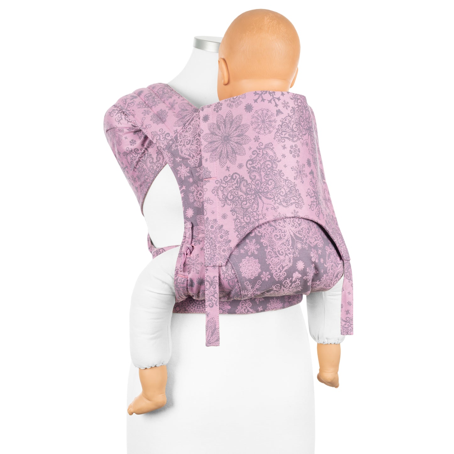 Fly Tai - Mei Tai Baby Carrier - Iced Butterfly - Violet