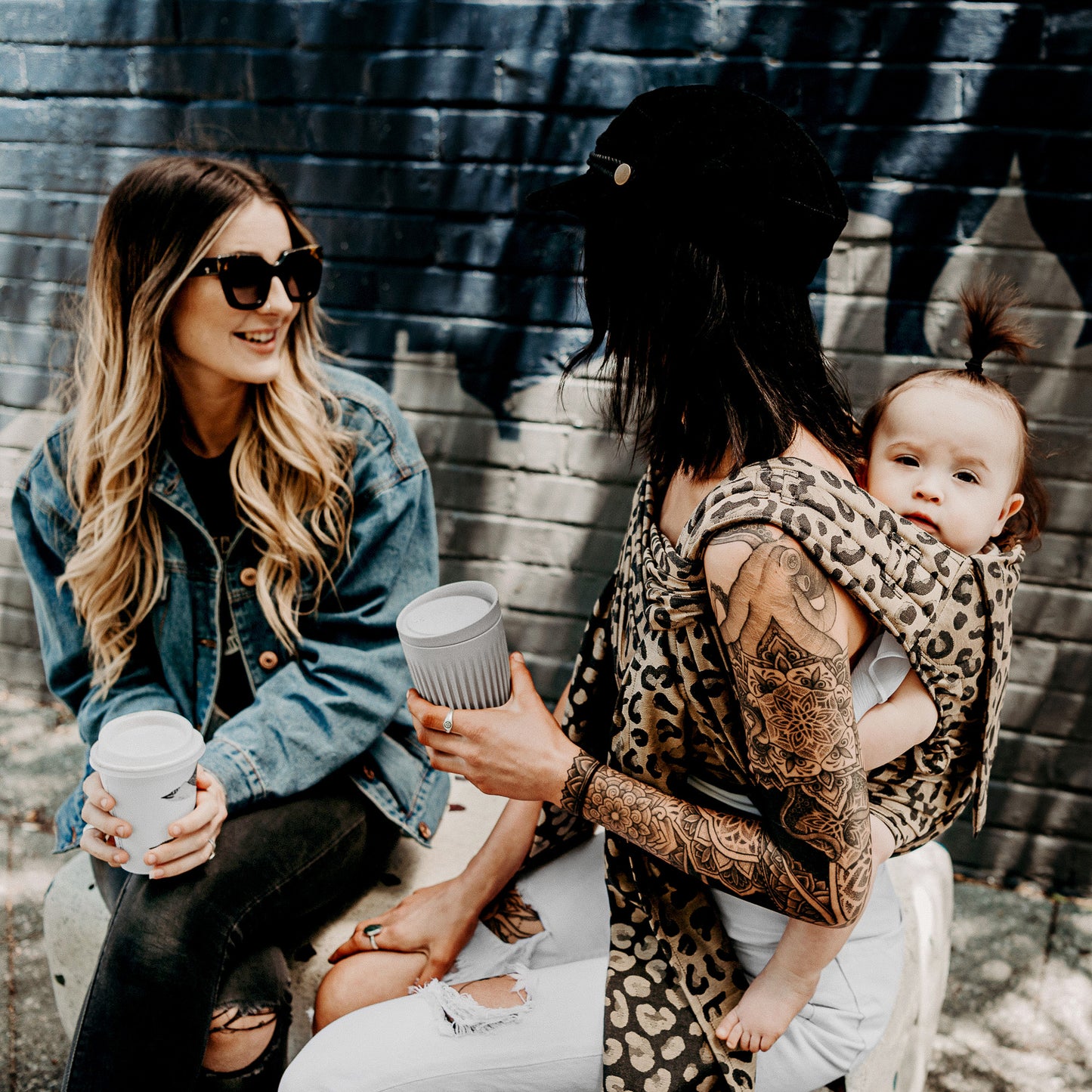 Fly Tai - Mei Tai Baby Carrier - Leopard - gold