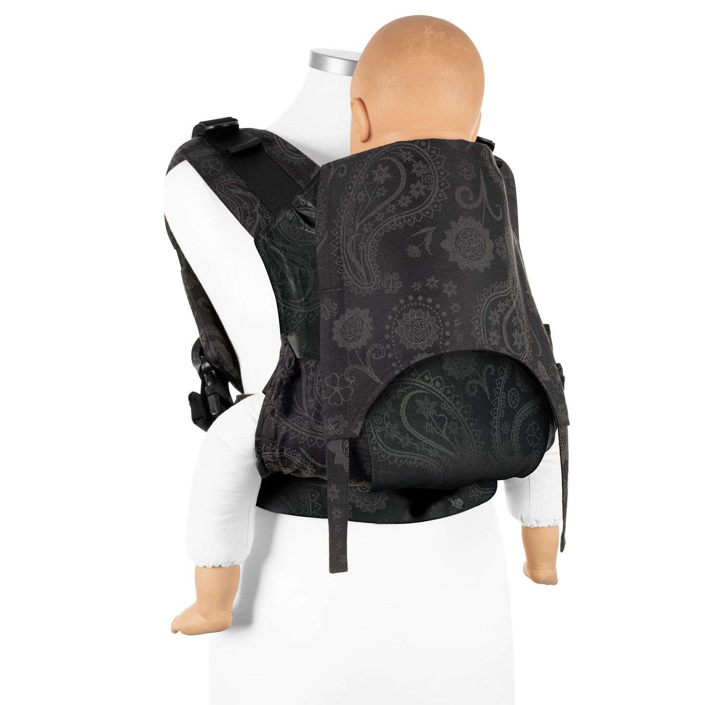 Seitliche Ansicht von Fusion FullBuckle Tragehilfe Design Persian Paisley – anthracite