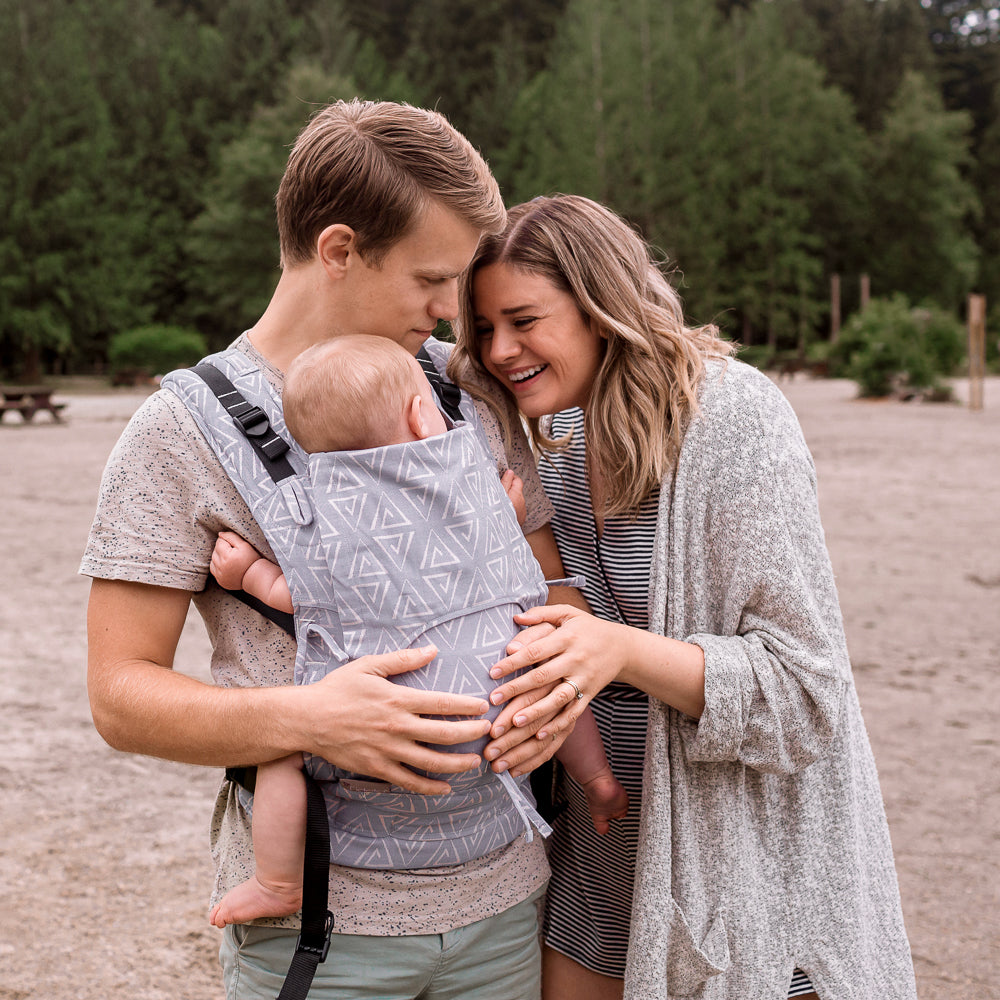Fusion - Fullbuckle Baby Carrier - Paperclips - ash blue