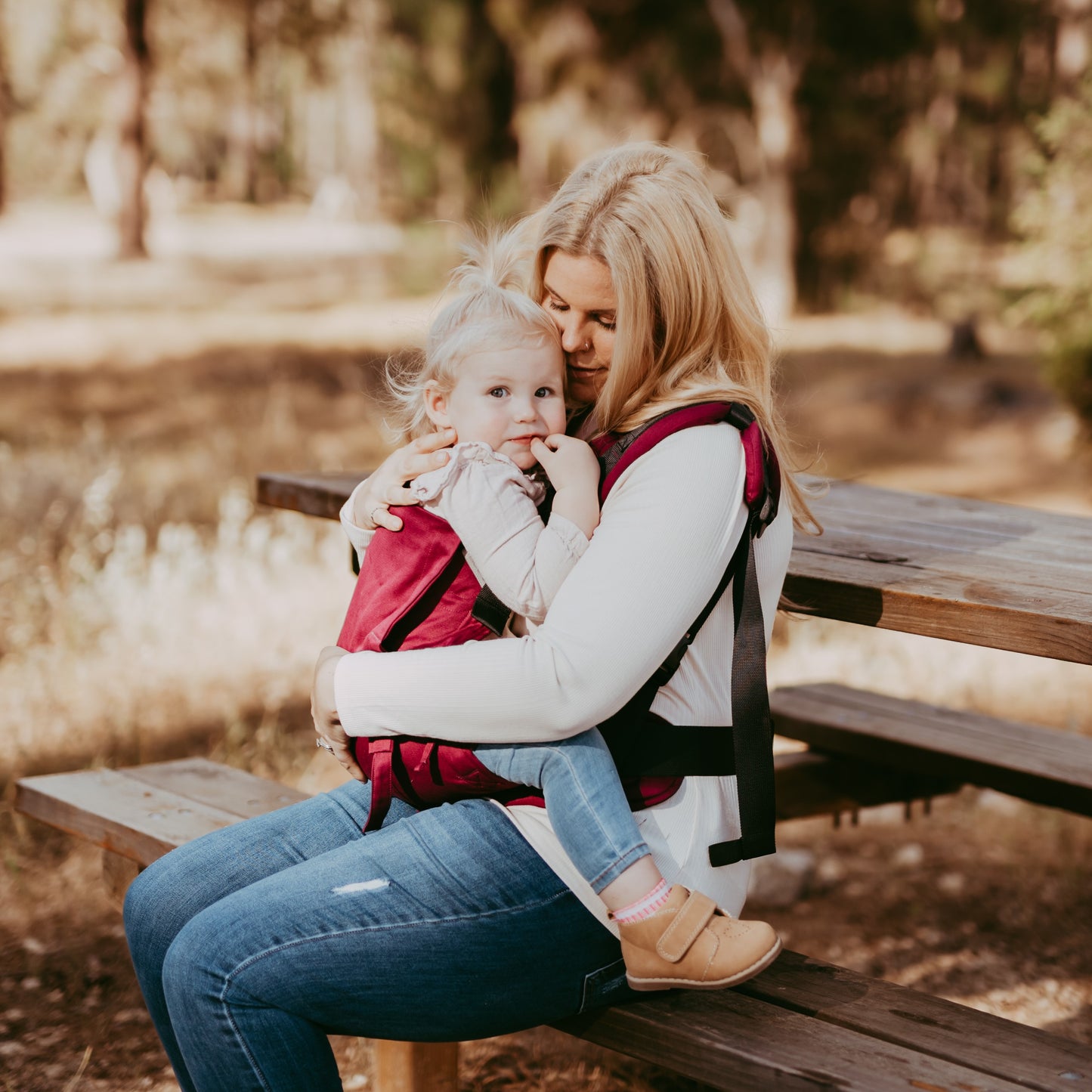 Fusion - Fullbuckle Baby Carrier - Chevron - berry