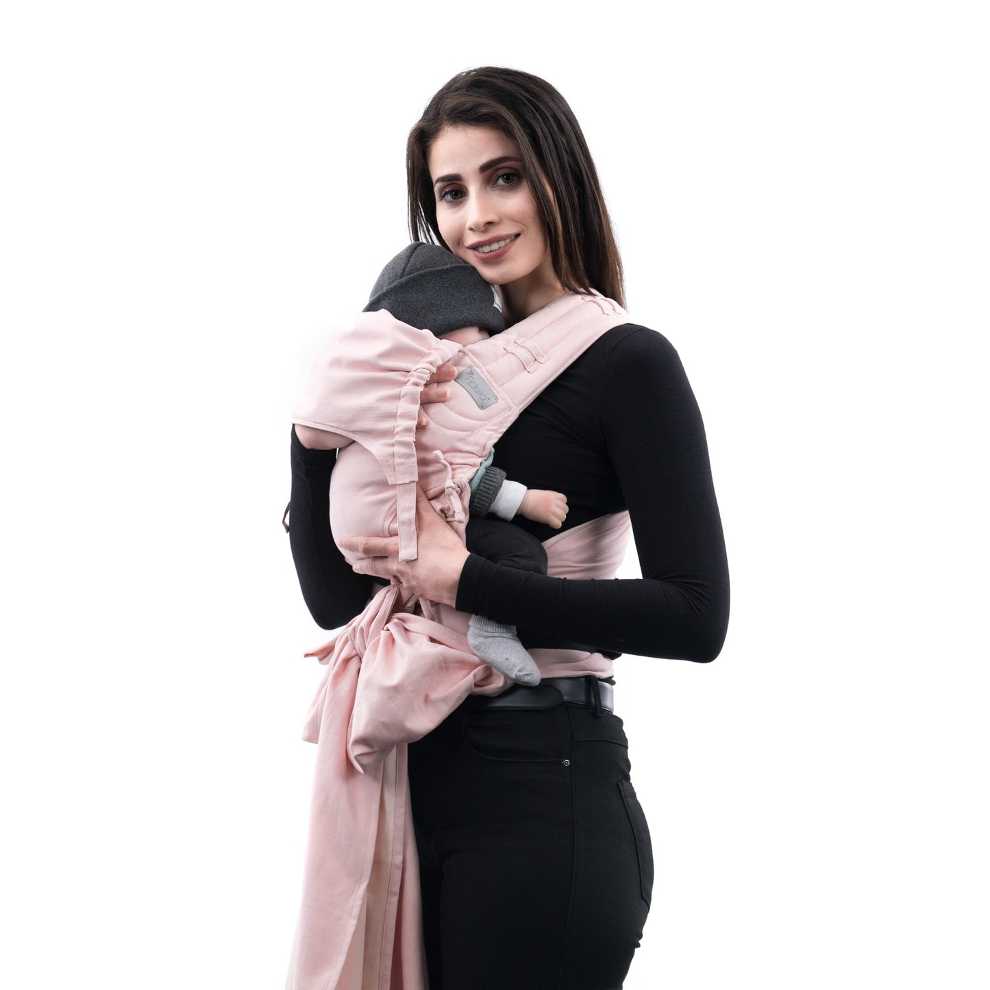FlyClick - Halfbuckle Baby Carrier - Chevron - rosé