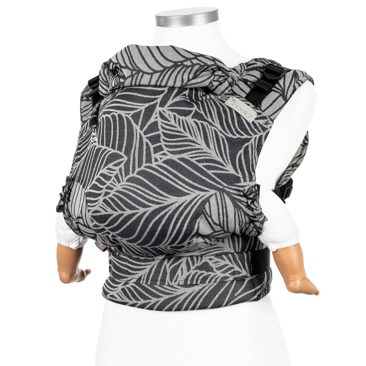 Fusion - Fullbuckle Baby Carrier - Dancing Leaves - black & white