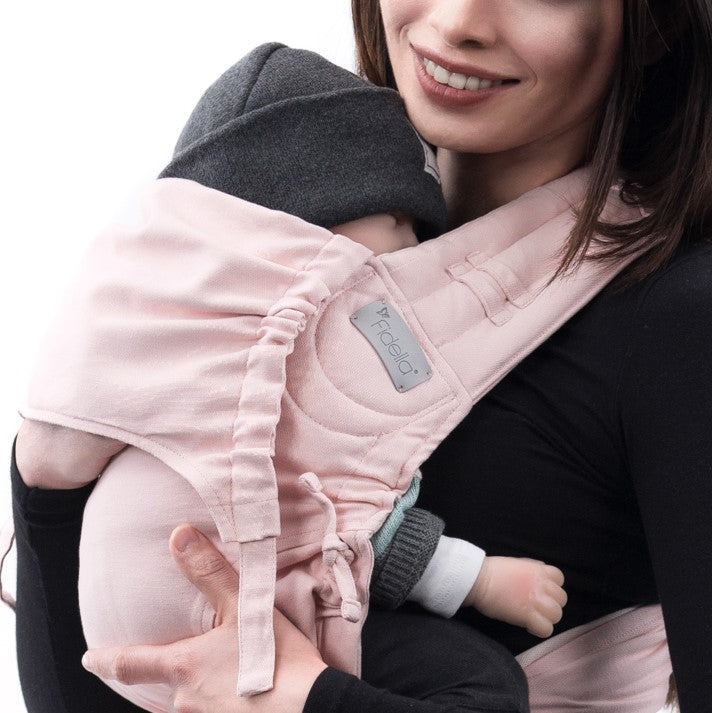 FlyClick - Halfbuckle Baby Carrier - Chevron - rosé