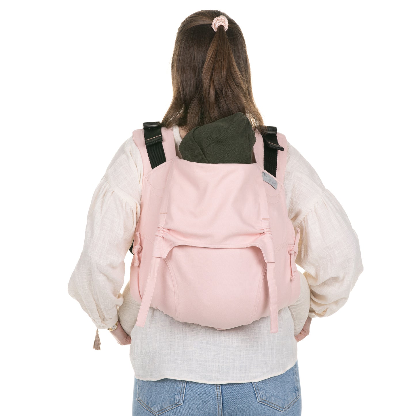 Onbuhimo - Portabebé asiático - niño pequeño - Chevron - rosa
