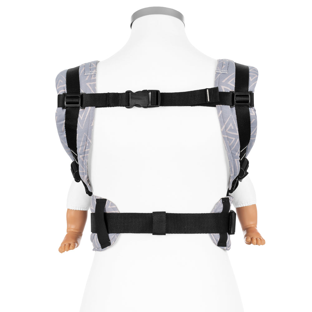 Fusion - Fullbuckle Baby Carrier - Paperclips - ash blue