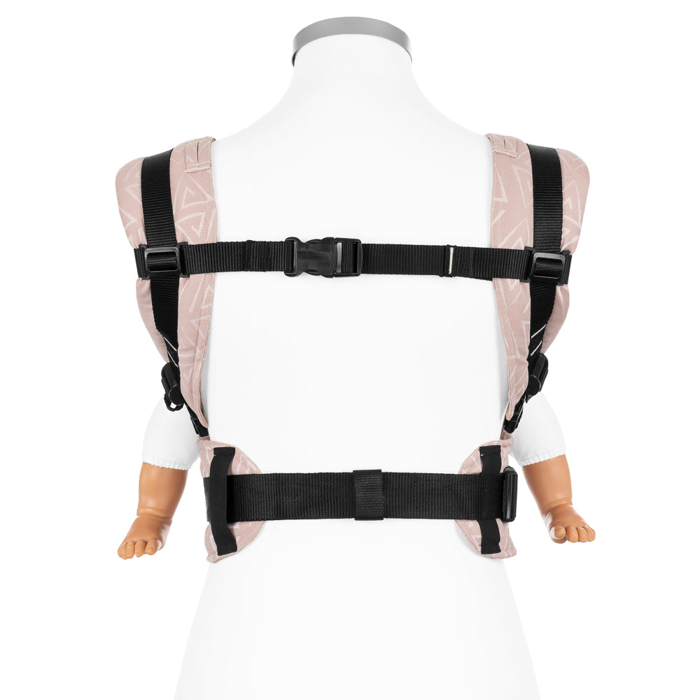 Fusion - Marsupio ergonomico - Paperclips - rosa cenere