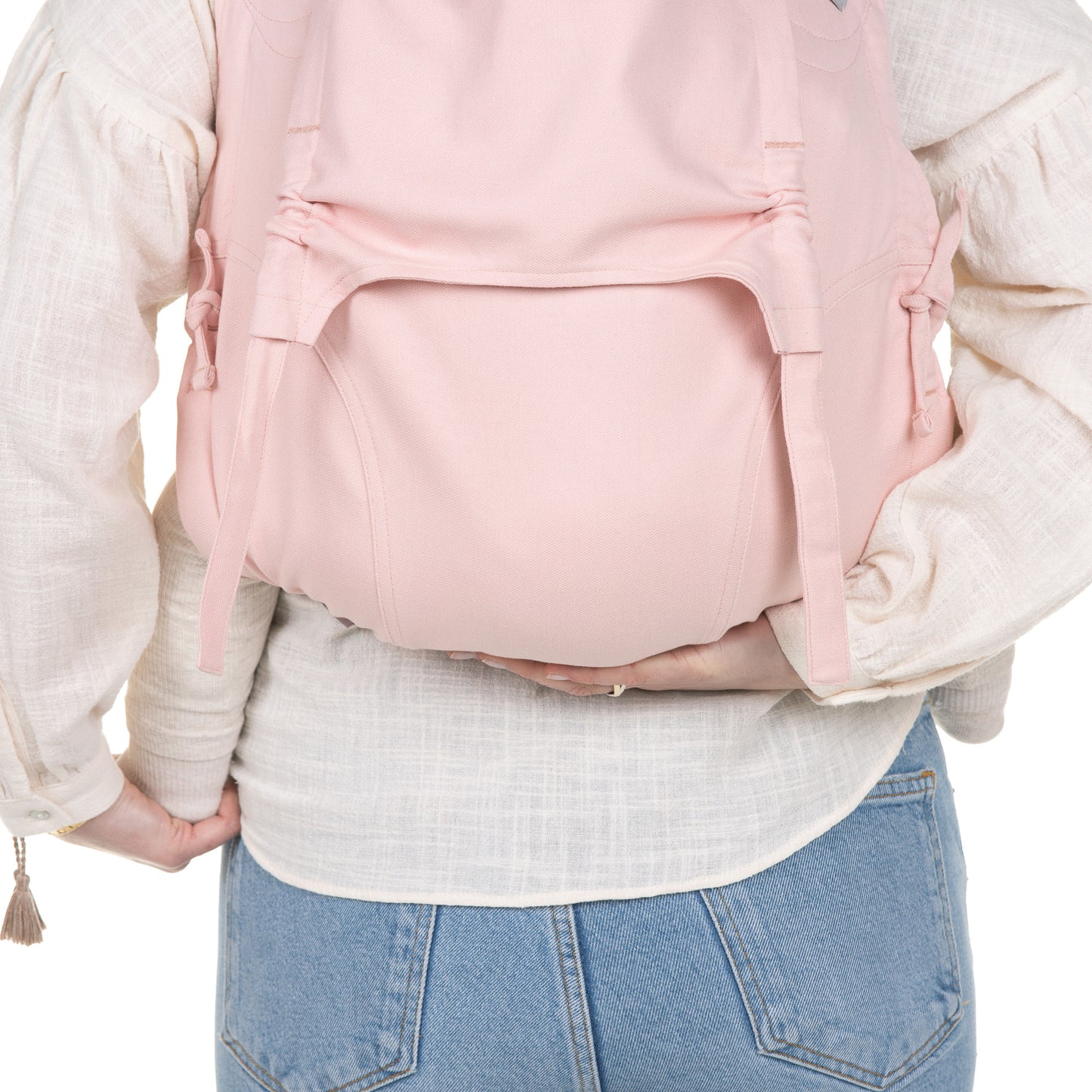 Onbuhimo - Portabebé asiático - niño pequeño - Chevron - rosa