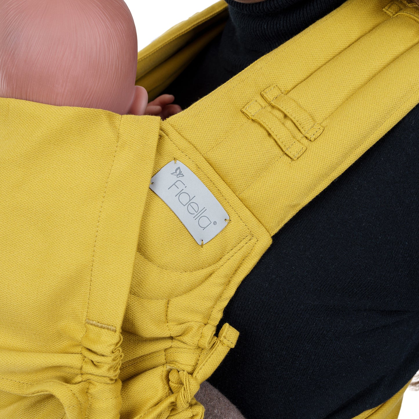 Fly Tai - Mei Tai Baby Carrier - Chevron - mustard