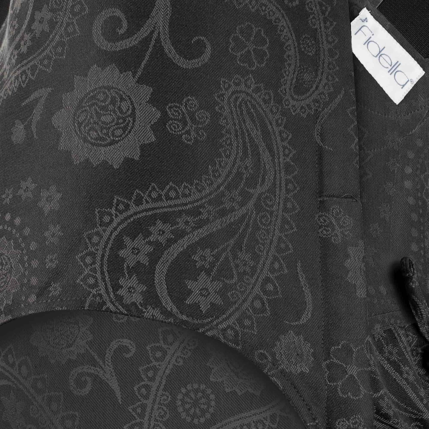 Nahaufnahme Fusion FullBuckle Tragehilfe Design Persian Paisley – anthracite