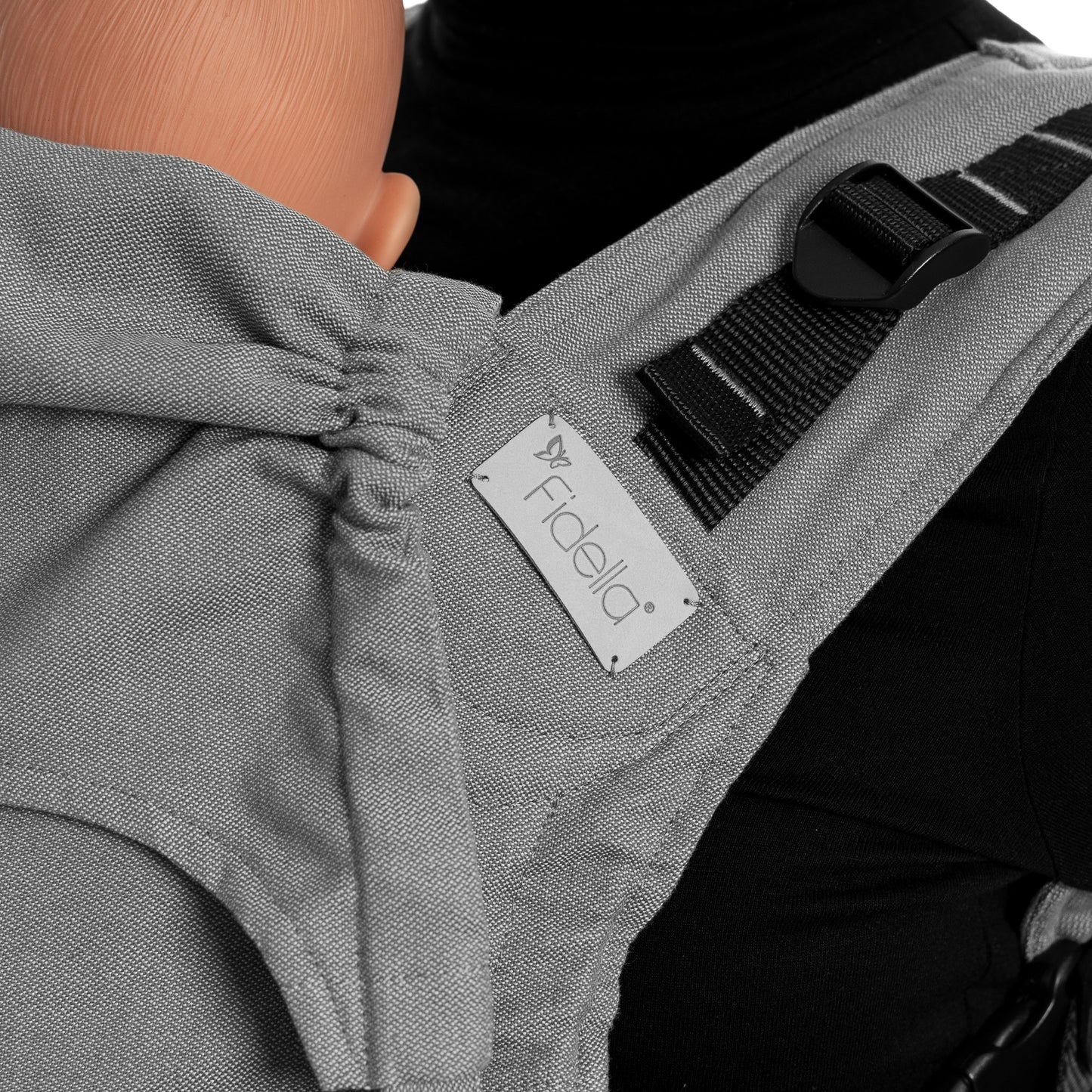 Detail: Fusion FullBuckle Tragehilfe Design Chevron light gray