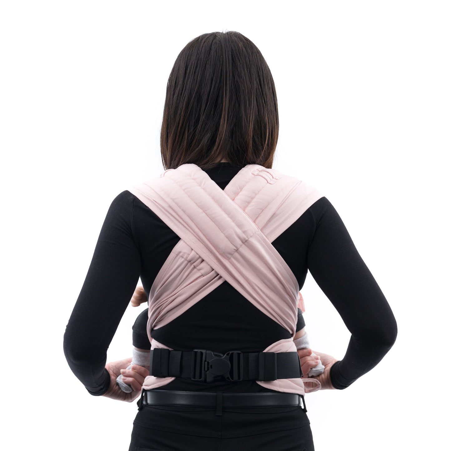 FlyClick - Halfbuckle Baby Carrier - Chevron - rosé