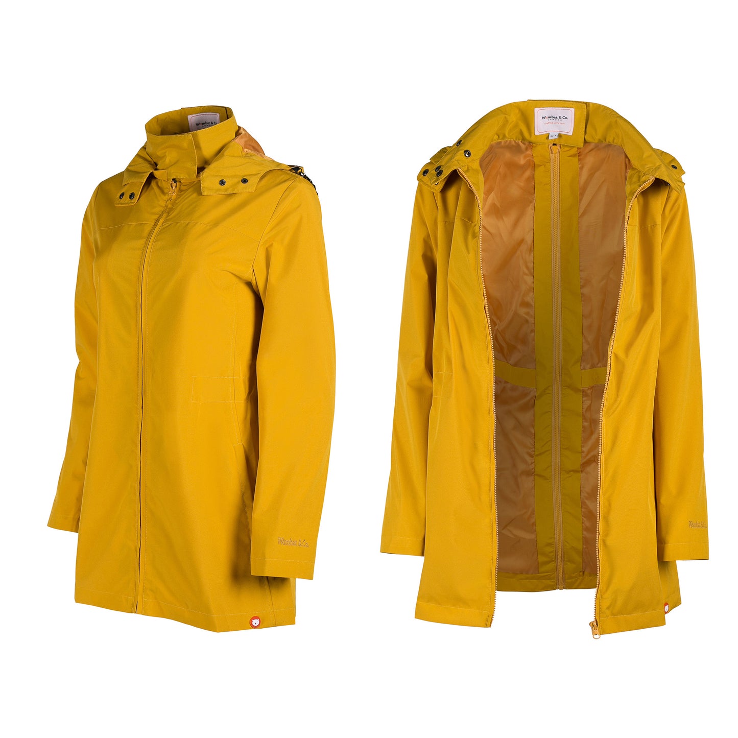 NUMBAT GO - pregnancy and baby wearing jacket - mustard
