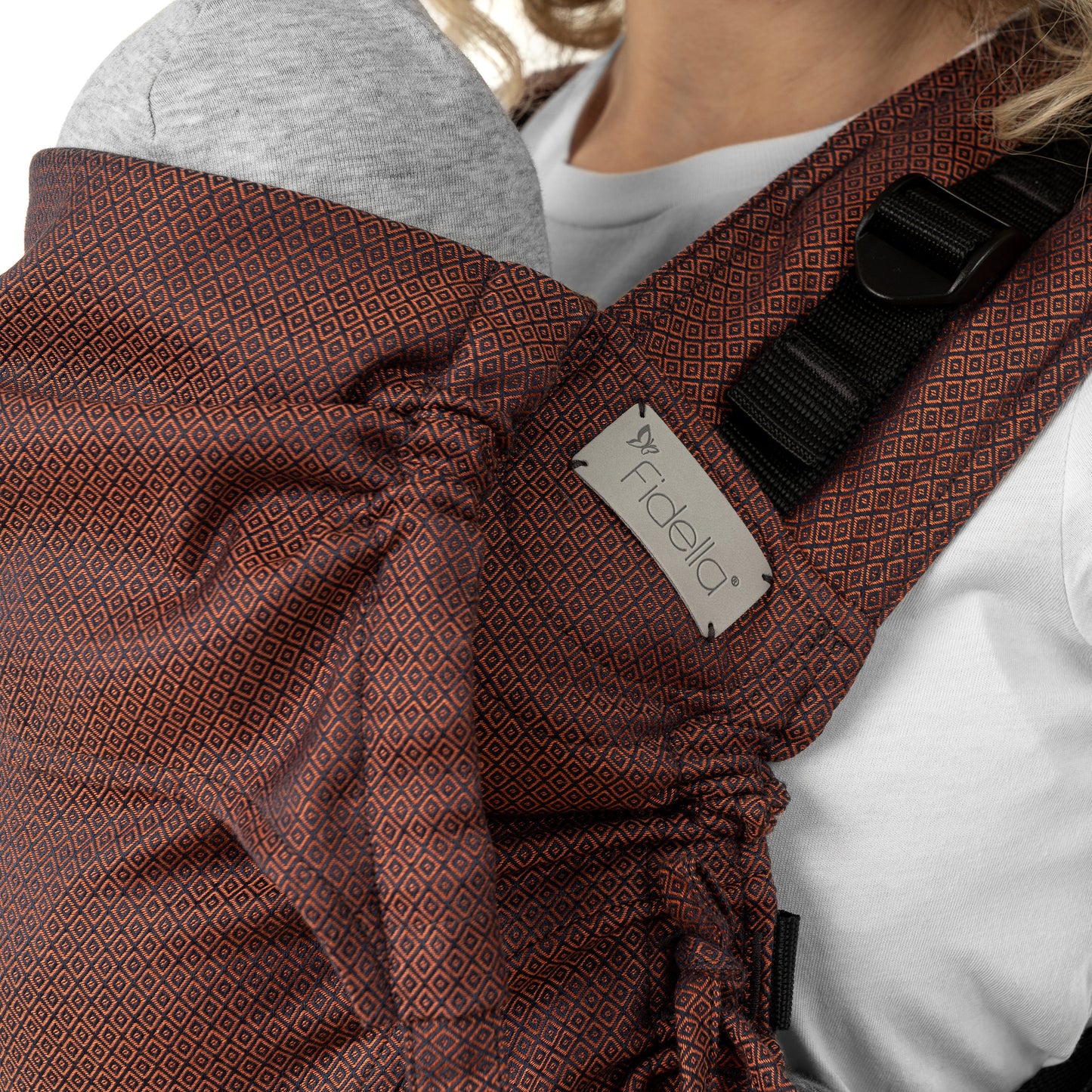 Fusion - Fullbuckle Baby Carrier - Diamonds - rustred