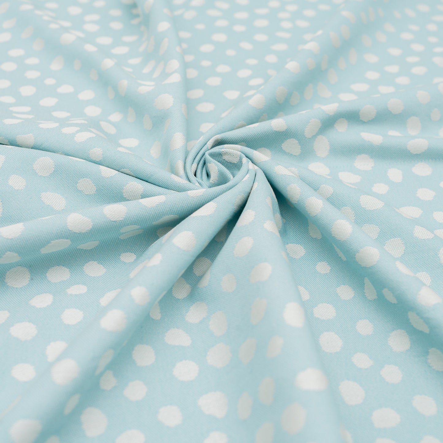 Baby Wrap - Polka Dots - sky blue