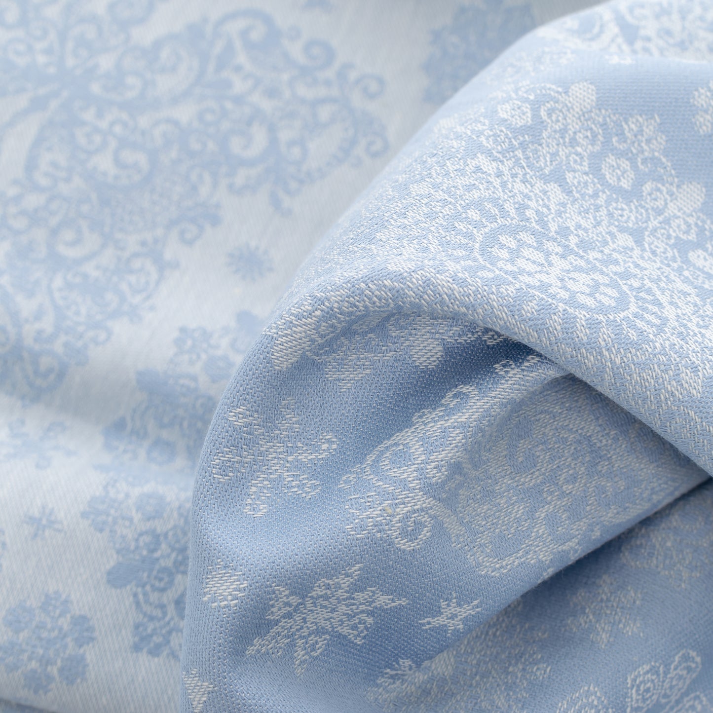 Baby Wrap - Iced Butterfly - light blue