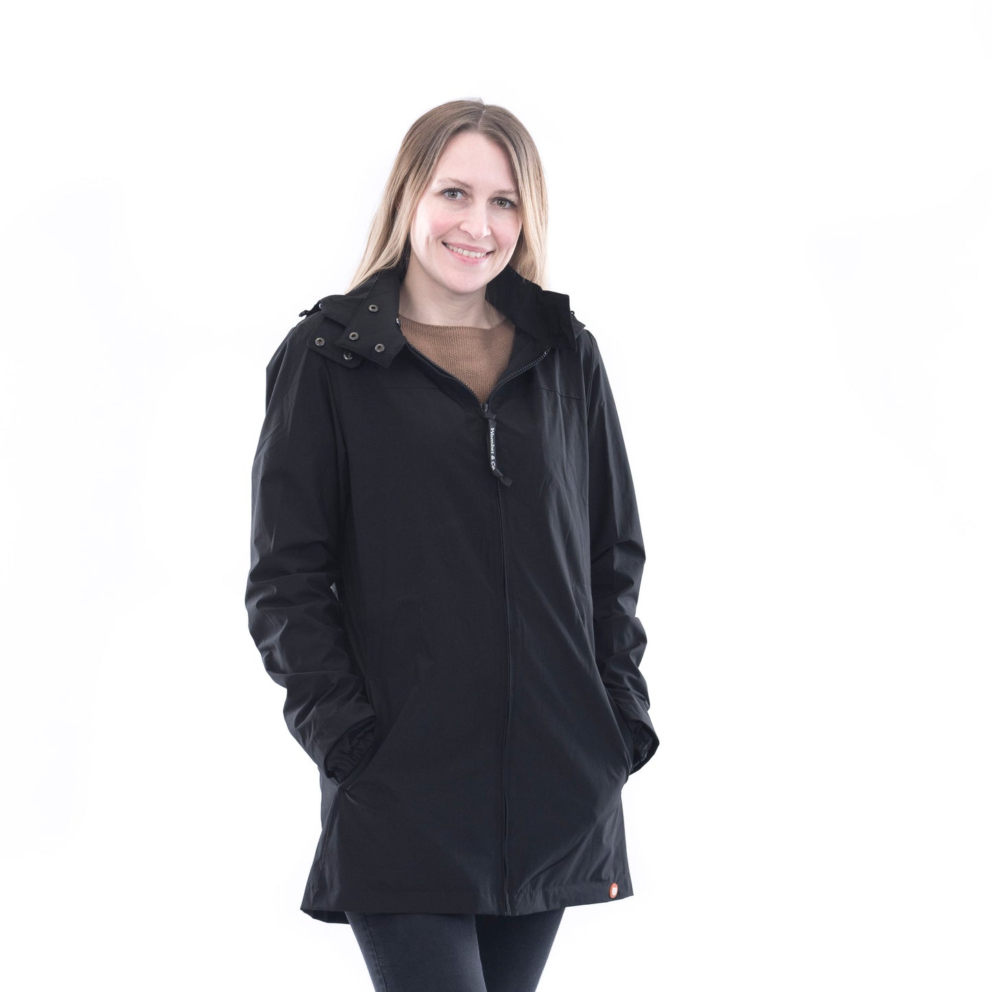 NUMBAT GO - pregnancy and baby wearing jacket - black