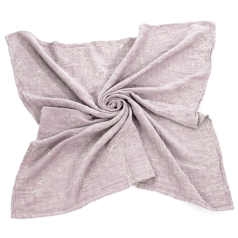 Manta para bebé todo en uno - Feel Free - gris lilas