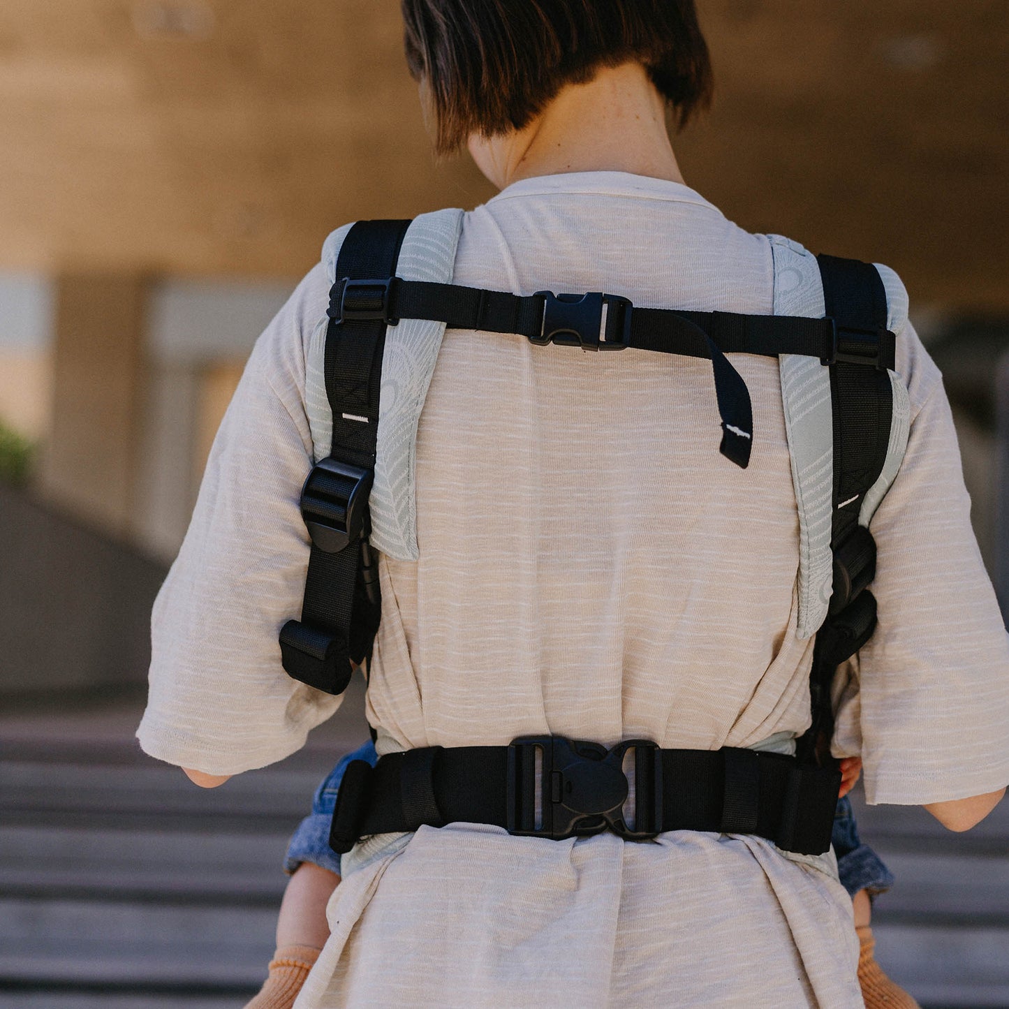 Fusion - Full-Buckle Mochila ergonómica - Feather - azul