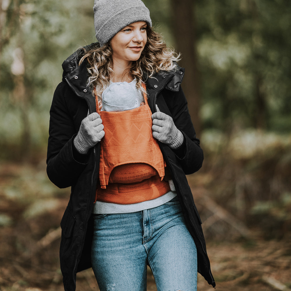 KOALA - Schwangerschafts- und Babytrage-Jacke - schwarz