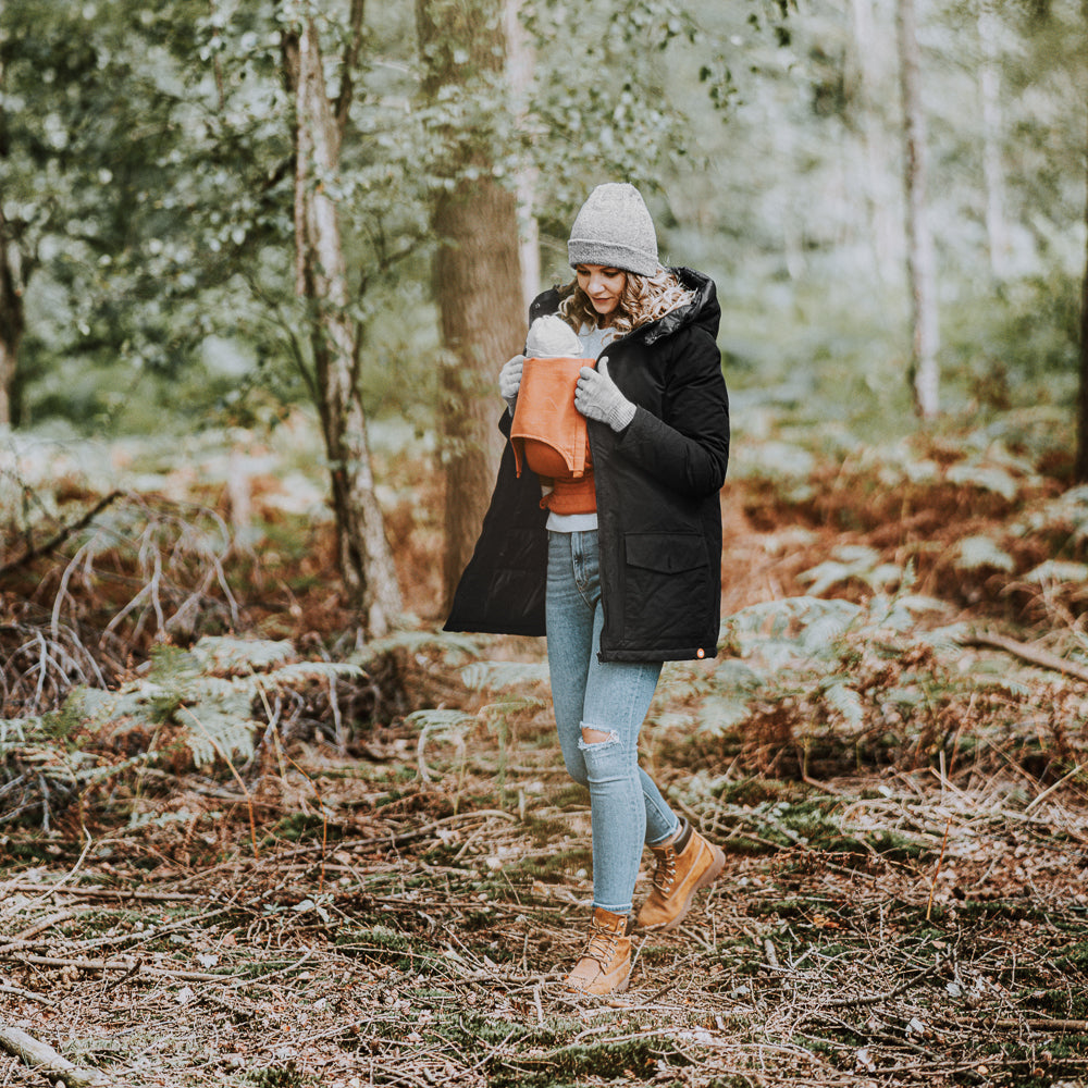 KOALA - Schwangerschafts- und Babytrage-Jacke - schwarz