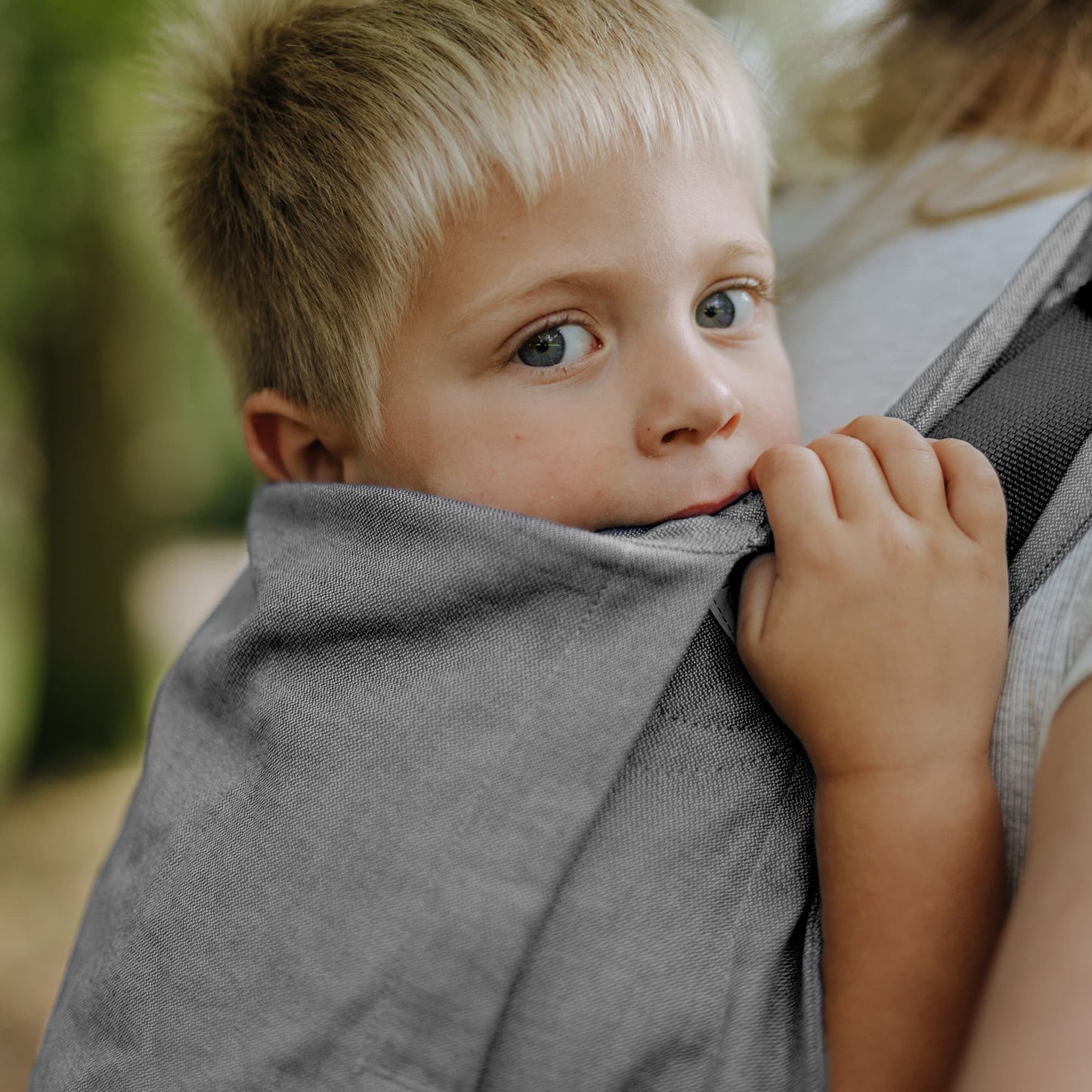 Onbuhimo - Back Carrier - Toddler - Chevron - grey