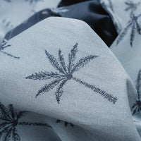 Palm Trees - dove blue