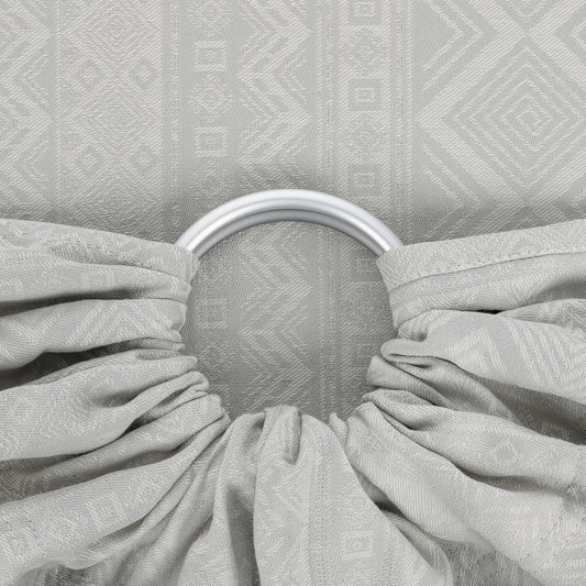 Fascia ad anelli - Cubic Lines - pale grey