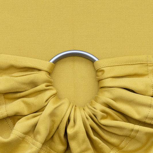 Fascia ad anelli - Chevron - giallo senape