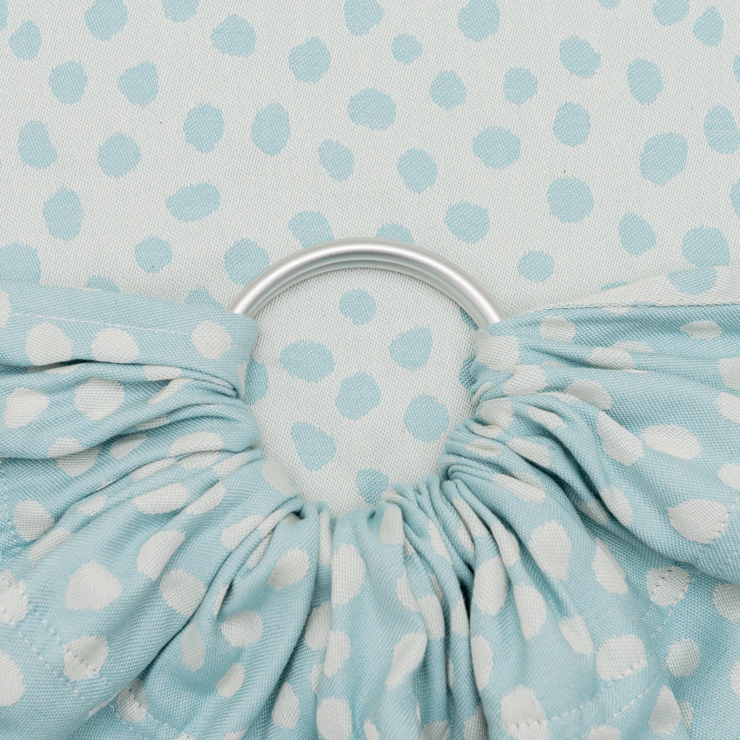 Fascia ad anelli - Polka Dots - blu cielo