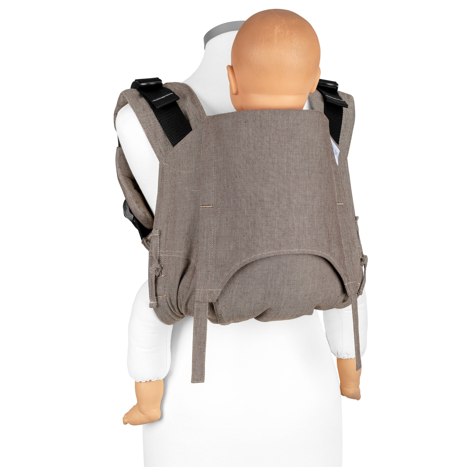 Onbuhimo - Back Carrier - Toddler - Chevron - walnut