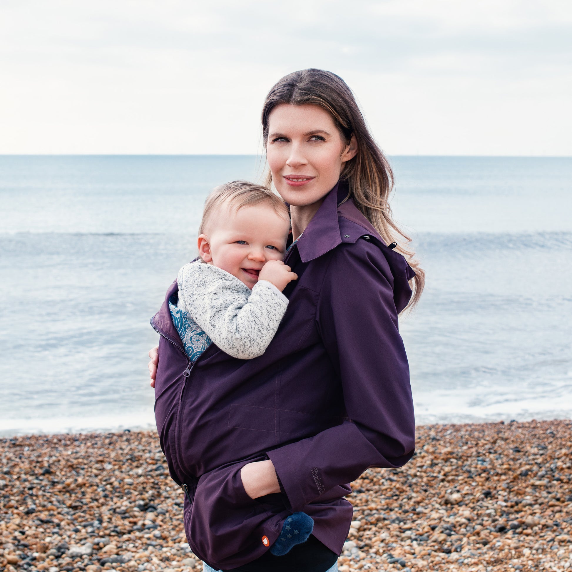 Veste De Grossesse Et Portage Fun2BeMum Parka Softshell Manteau De