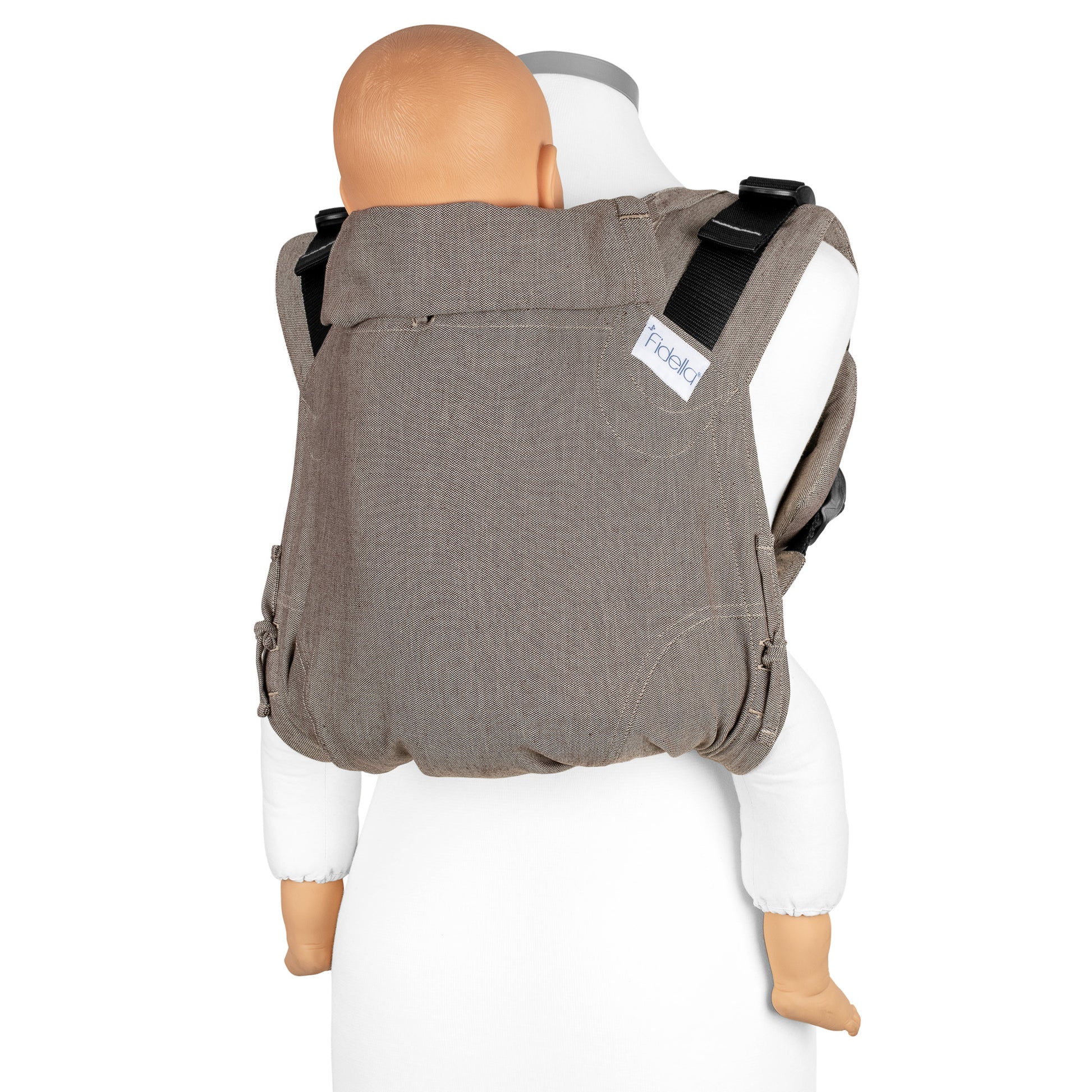 Onbuhimo - Back Carrier - Toddler - Chevron - walnut