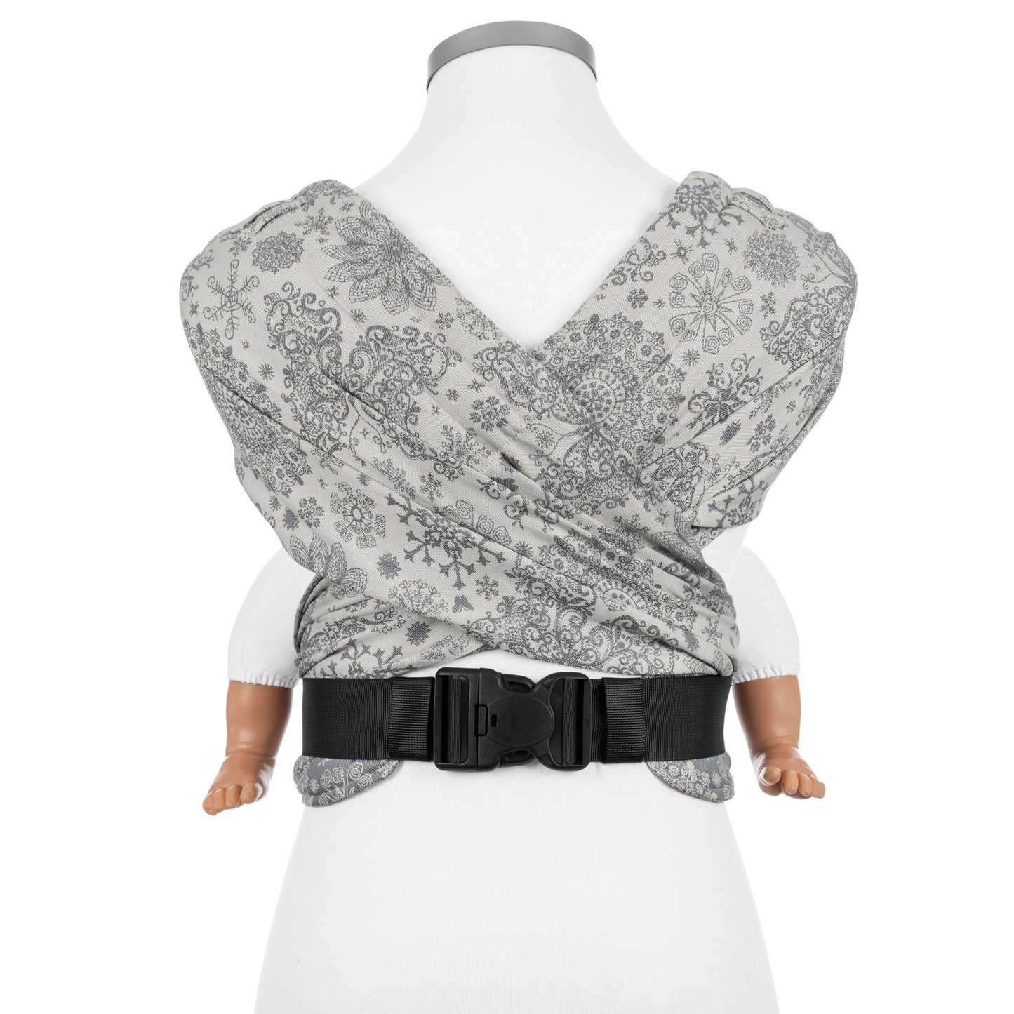 FlyClick - Halfbuckle Baby Carrier - Iced Butterfly - smoke